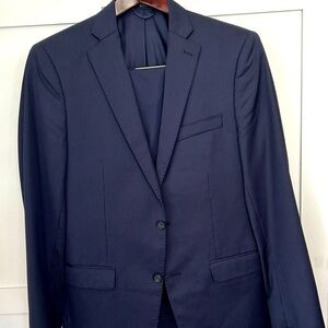 BLUE PIN STRIPE SUIT